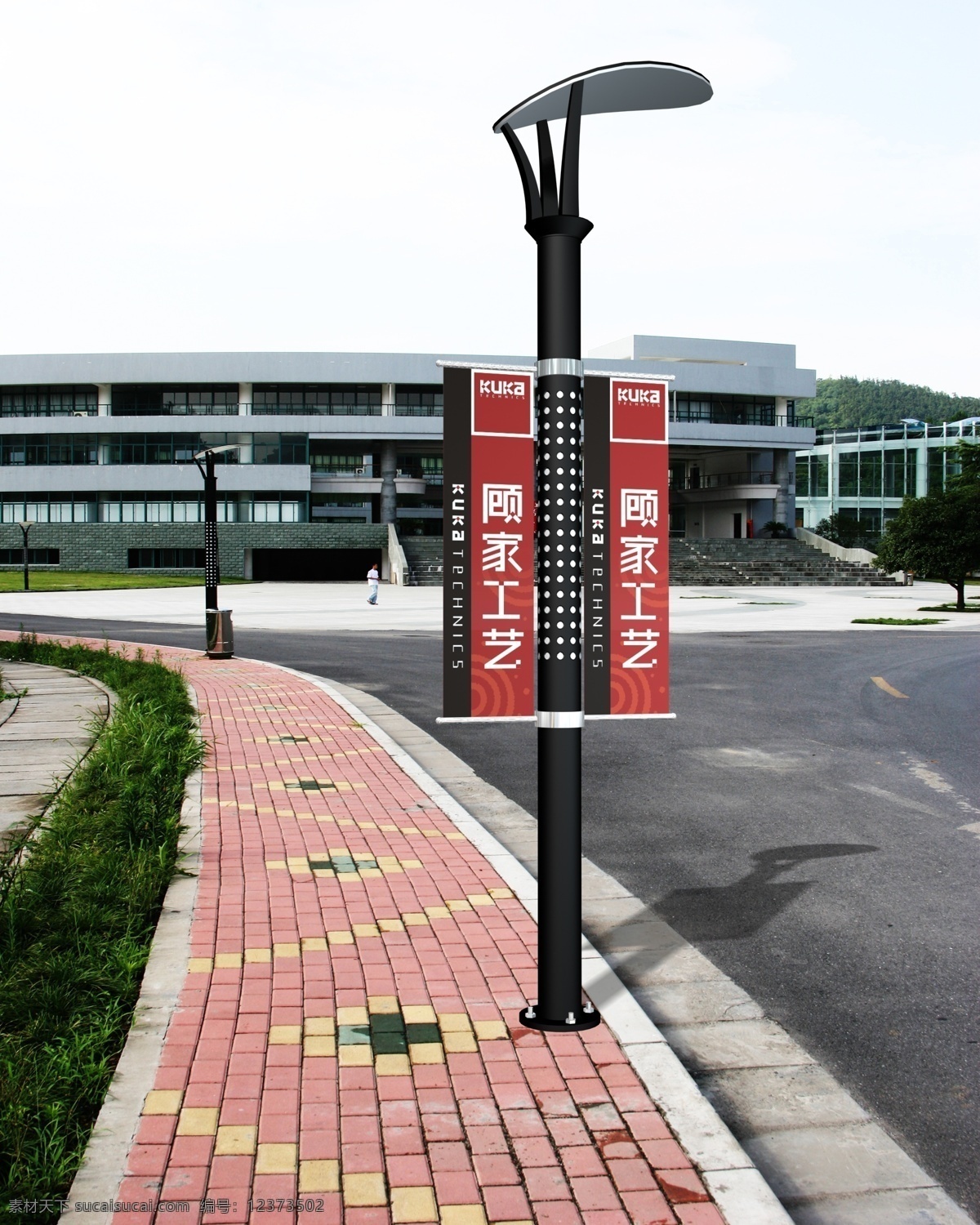 vi 模拟 图 cis设计 路灯 指示牌 矢量图 建筑家居