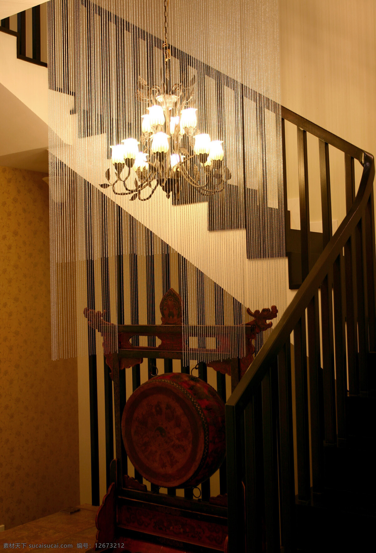 室内设计 实景 照片 资料图片 餐厅 建筑园林 楼梯 室内 室内摄影 资料 过厅 装饰素材