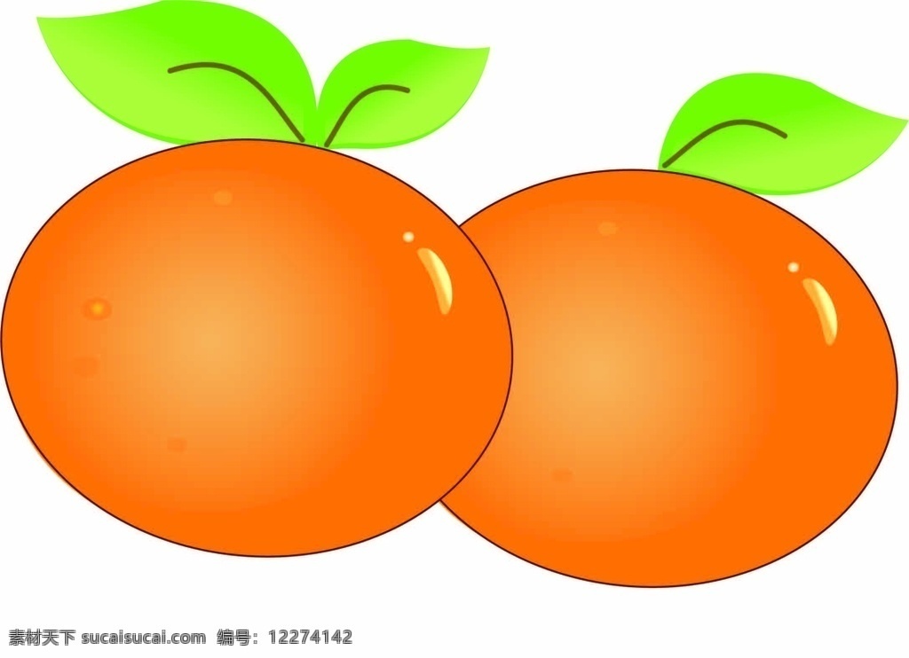 橘子插画 橘子 橘子元素 橘子简笔画 橘子素材 橘子矢量图 橙子 桔子 分层