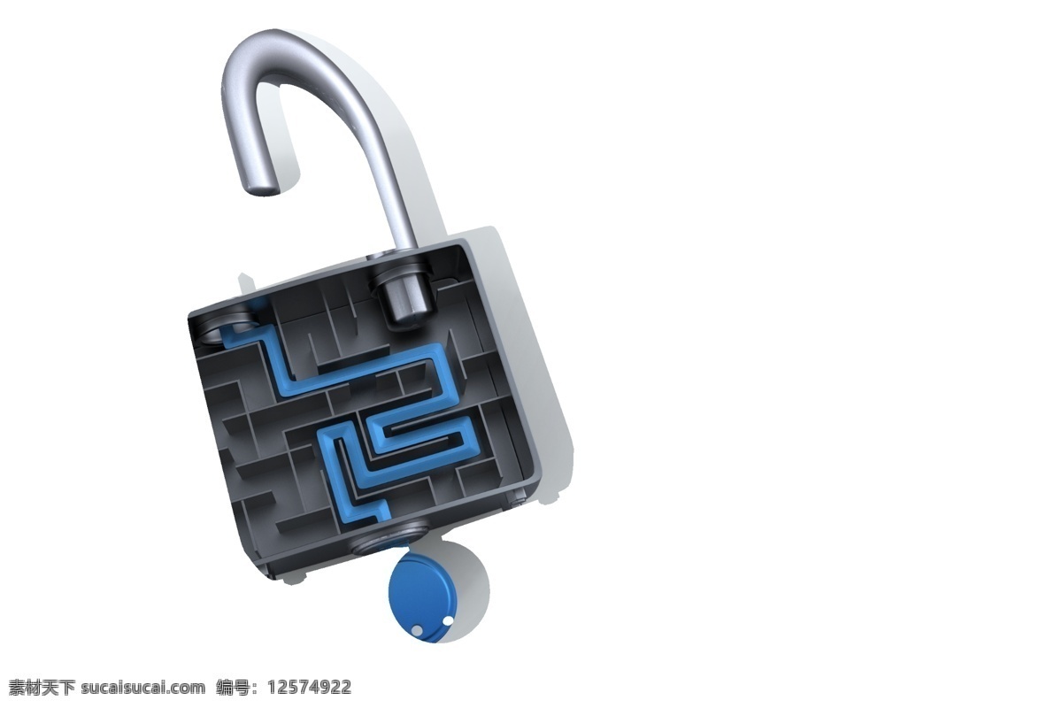 锁 内部 结构 剖面图 创意 分层 韩国素材 no2 商务 商业 创意设计 锁头 锁具 灰色