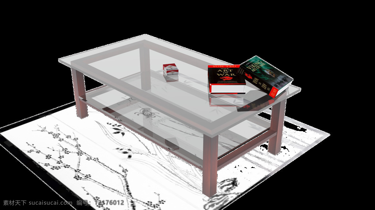 中间 桌子 家居 家具 室内设计 3d模型素材 家具模型