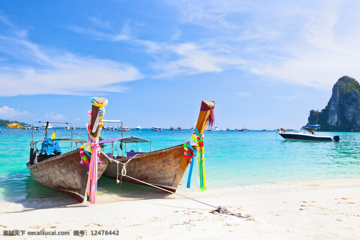 海边 游船 木船 沙滩风景 海滩风景 海岸风光 美丽风景 大海风景 海洋风景 美丽景色 风景摄影 海洋海边 自然景观 白色