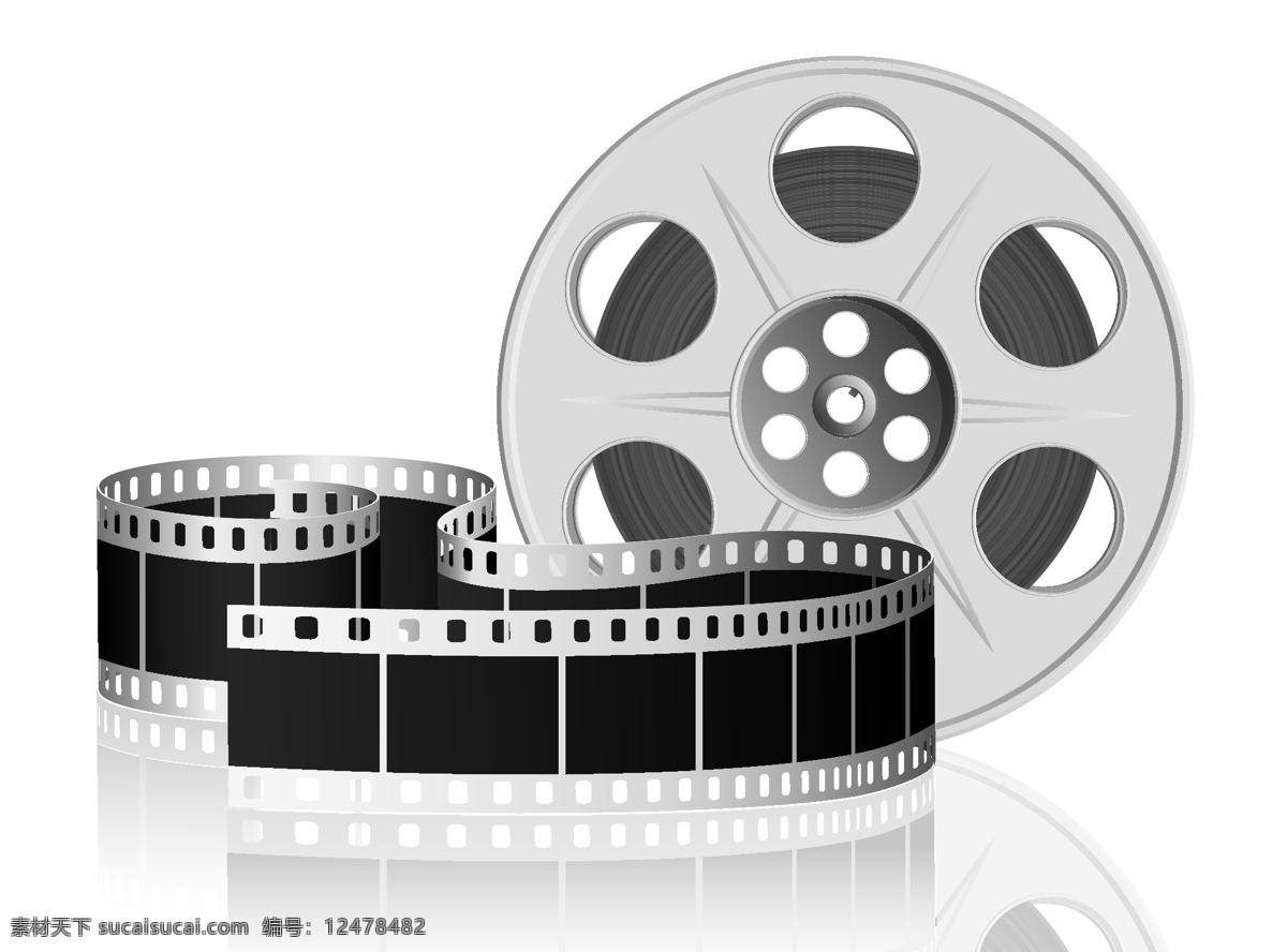 放映 胶卷 矢量 胶片 相机胶片 底片 放映胶片 电影胶片 耗材 放映器材 拍摄器材 影视娱乐 文化艺术