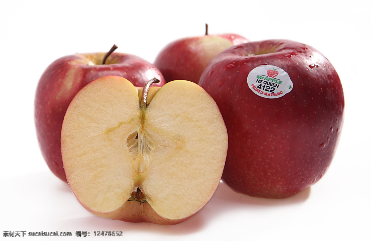 苹果 新西兰进口 皇后苹果 红玫瑰苹果 进口苹果 生物世界 水果