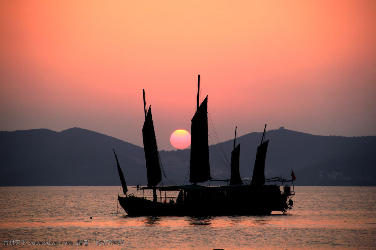太湖帆影 无锡 太湖 帆船 山麓 太阳 国内旅游 旅游摄影