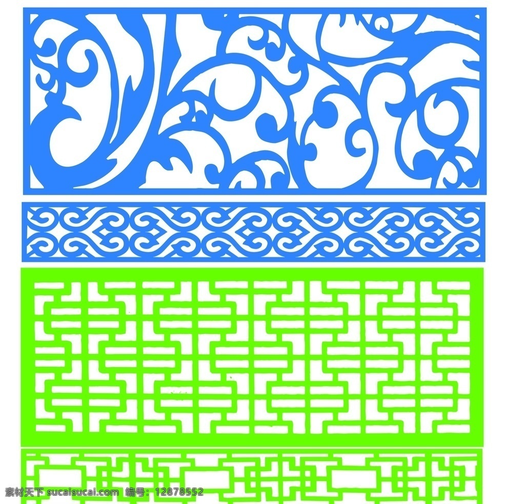 雕刻花纹 镂空花纹 花纹 雕刻图 雪弗板雕刻 雕刻图案 分层