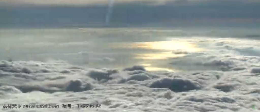高空 太阳 云层 上方 涌动 实拍 高清 视频 实拍高清