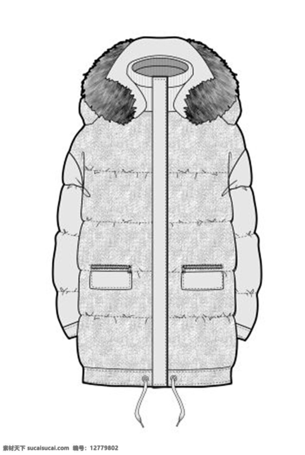 冬季 帽 外套 设计图 服装设计 时尚女装 职业女装 职业装 女装设计 效果图 短裙 衬衫 服装 服装效果图 棉袄 连帽装