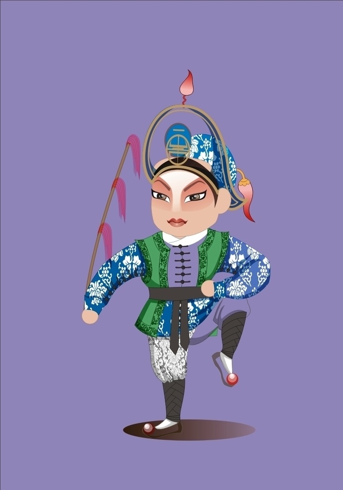 手绘京剧人物 京剧人物 手绘京剧 京剧 传统京剧 动漫动画 动漫人物