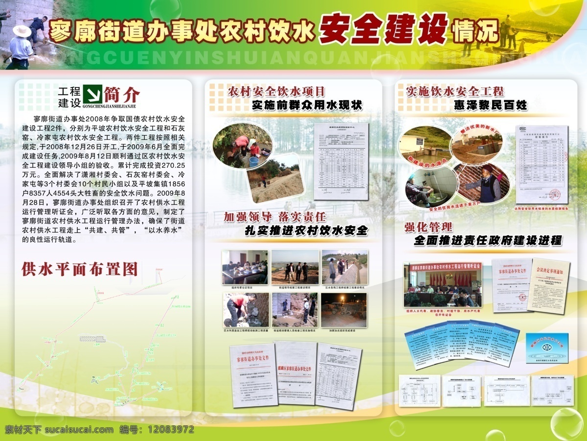 分层 底纹 简介 饮水 源文件 展板模板 饮水素材下载 饮水模板下载 照片排版模式 安全饮水建设 其他展板设计
