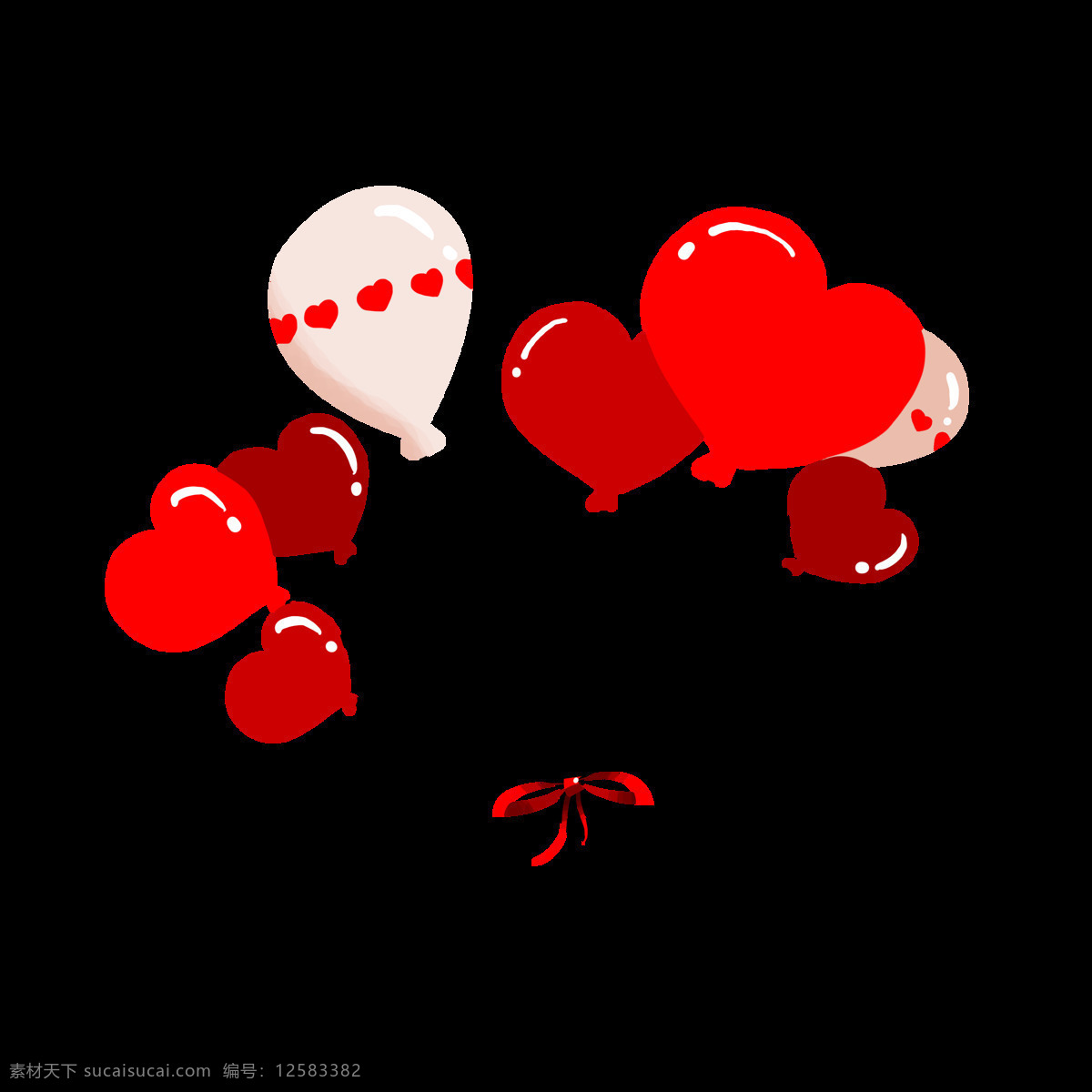 手绘 情人节 气球 插画 红色的气球 卡通插画 手绘包包插画 漂亮的气球 飘荡的气球 女士包包插画