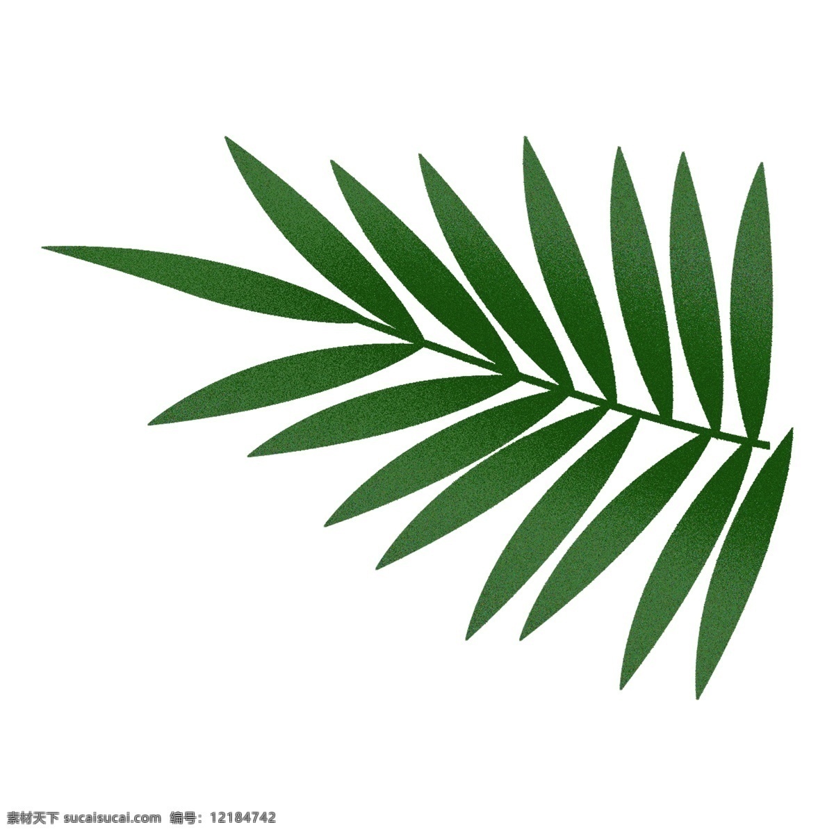 绿色 手绘 树叶 装饰 唯美 清雅 装饰图案 免扣素材 透明素材 植物 叶子