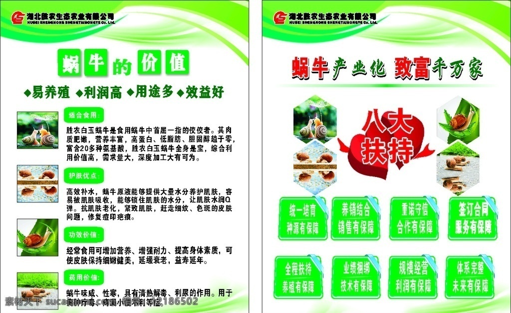养殖海报 蜗牛养殖 蜗牛价值 八大扶持 生态养殖 养殖场海报 牧场 牧场广告 畜牧 养殖广告 天然牧场 农场广告 牧场海报 农家乐 绿色养殖 天然养殖场 养殖基地 养殖画册 农场展板 牧场展板 农业画册 养殖场画册 科农展板 养殖业