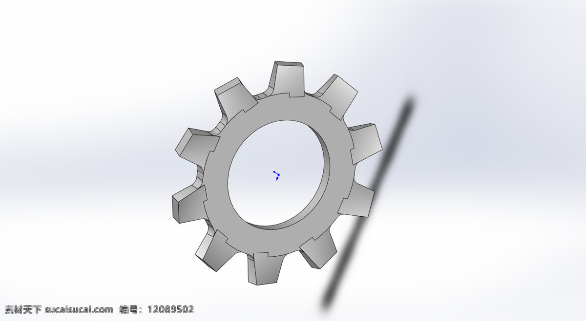 手枪 式 握把 锁 紧 垫圈 ar15 3d模型素材 其他3d模型
