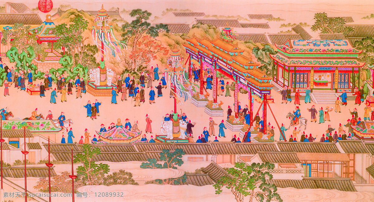 古代佳节图 古代画 古代山水 山水 古代建筑 古代素材 传统素材 中国传统素材 中国传统 古图 古图画 古画 古书画 古代佳节 古代喜庆 古代节日 官人 百官 百官进宫 百官进贡 古代大街 骑马官人 文化艺术 传统文化