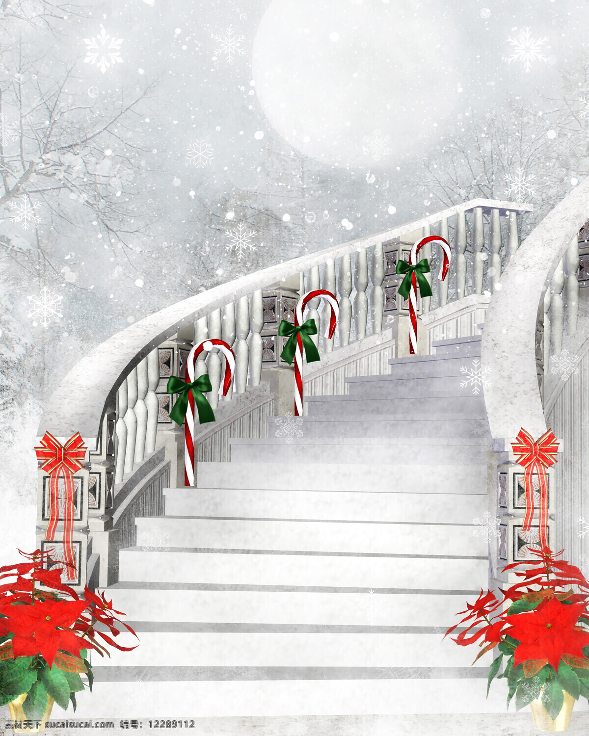 甜蜜 圣诞节 节日 圣诞节快乐 雪花 梦幻 唯美 蝴蝶结 甜蜜圣诞节 台阶 楼梯 建筑 圣诞节图片 生活百科