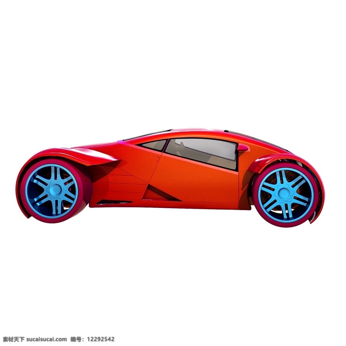 科幻 汽车 图 立体 轿车 小车 未来 跑车 渐变色 质感 精致 炫酷 png图 创意 套图