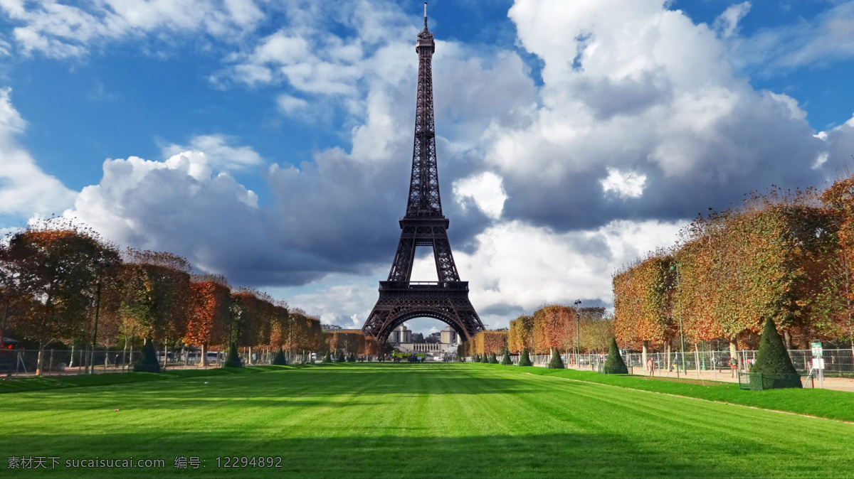 巴黎埃菲尔铁塔 法国 巴黎 埃菲尔 埃菲尔铁塔 塔 塔楼 铁塔 房屋建筑 自然景观 建筑景观