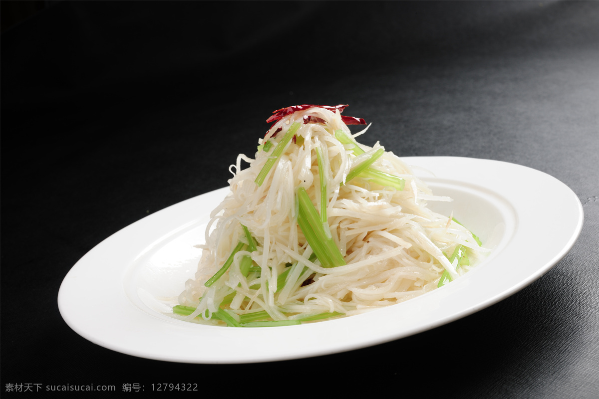 凉拌莲藕丝 美食 传统美食 餐饮美食 高清菜谱用图