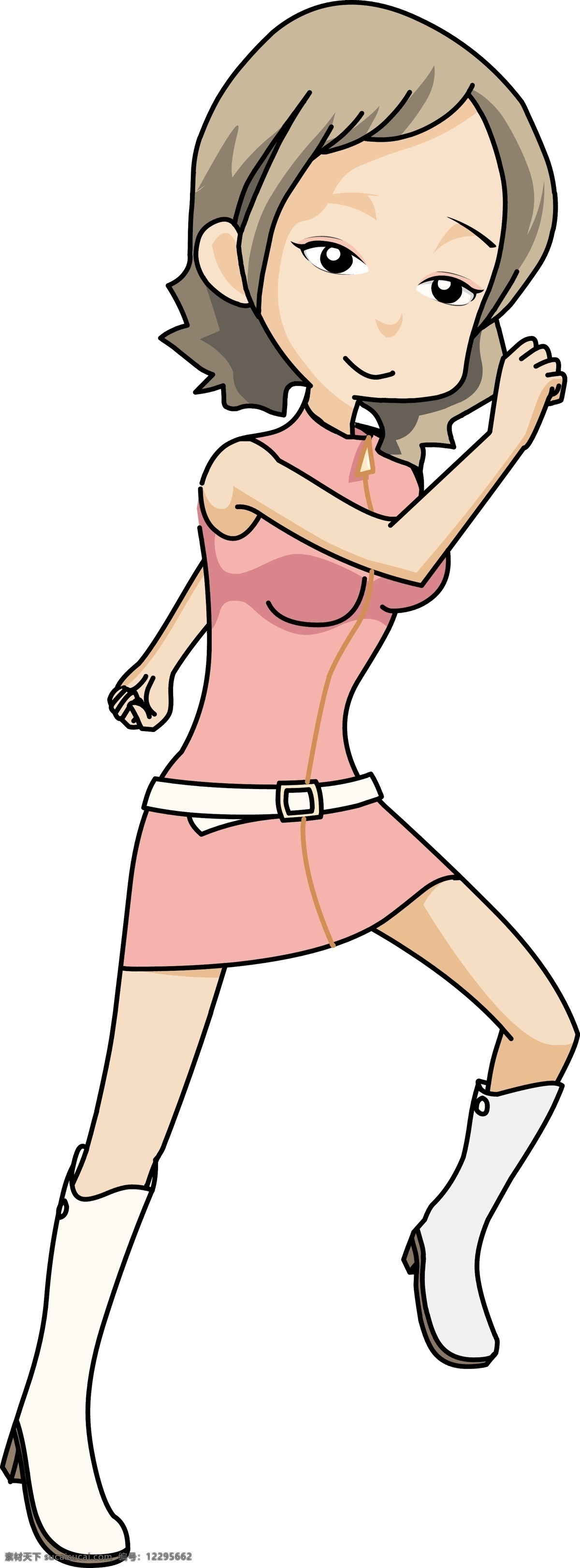 清新 苗条 美女 晨 跑 运动 身影 靓丽 矢量 女孩 卡通 夏天 跑道 跑步 校园 健身 操场 慢跑 晨跑 草坪 锻炼 png图