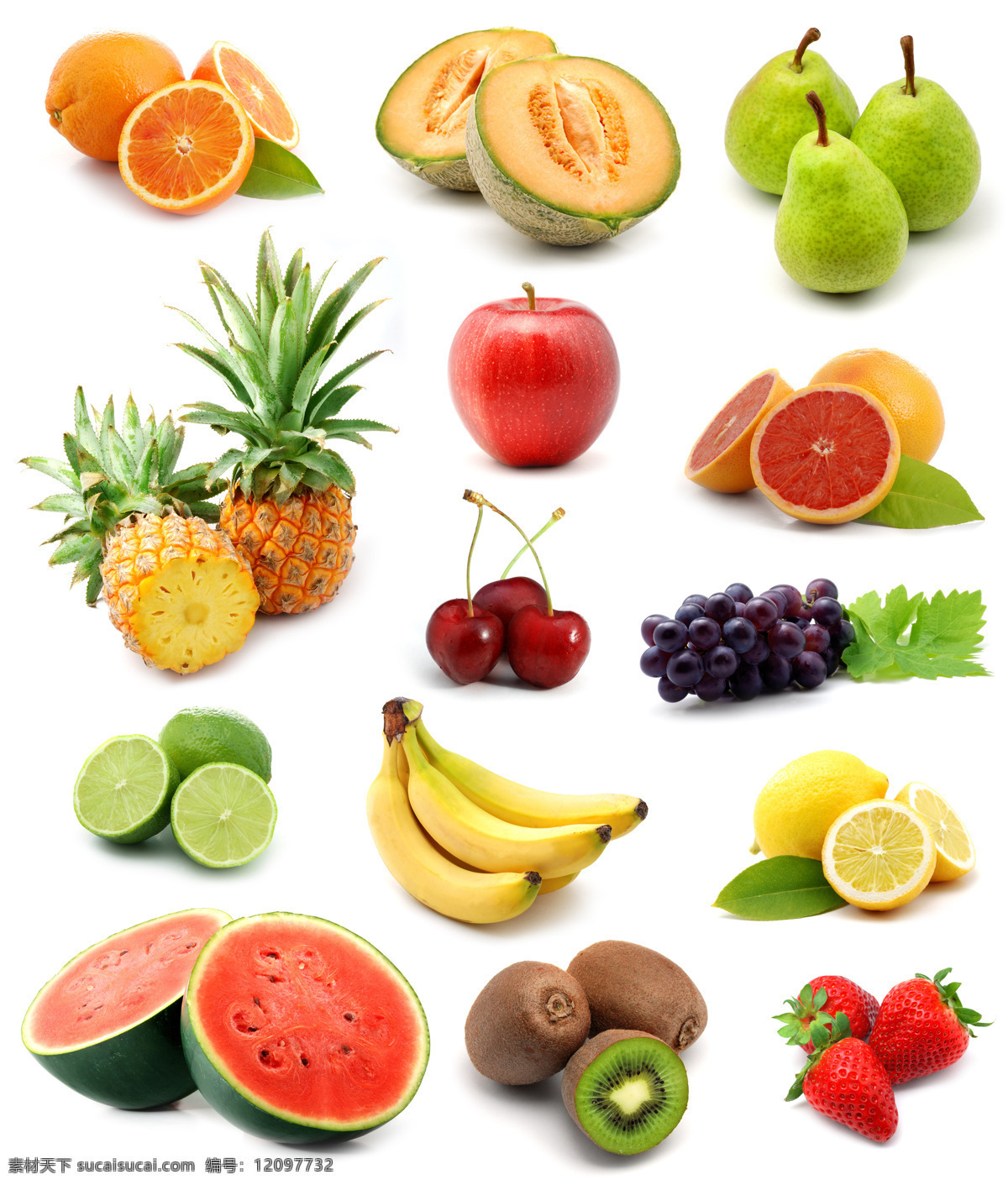 多种 水果 背景 西瓜 香蕉 凤梨 菠萝 蓝莓 猕猴桃 葡萄 橙子 柠檬 果实 果子 新鲜水果 水果背景 水果图片 餐饮美食