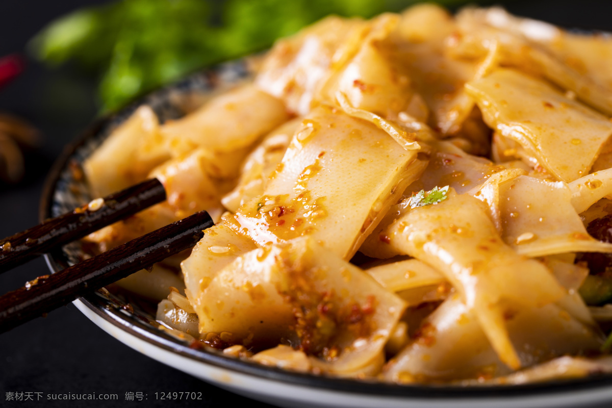 特色小吃凉皮 美味 传统 特色 小吃 凉皮 餐饮美食 传统美食