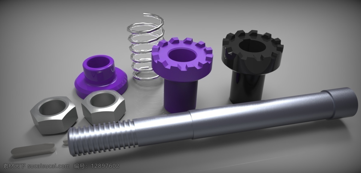 下载爪连接 爪 连接 离合器 力矩 限 制器 限制器 przeciazeniowe klowe sprzeglo 联轴器 3d模型素材 电器模型