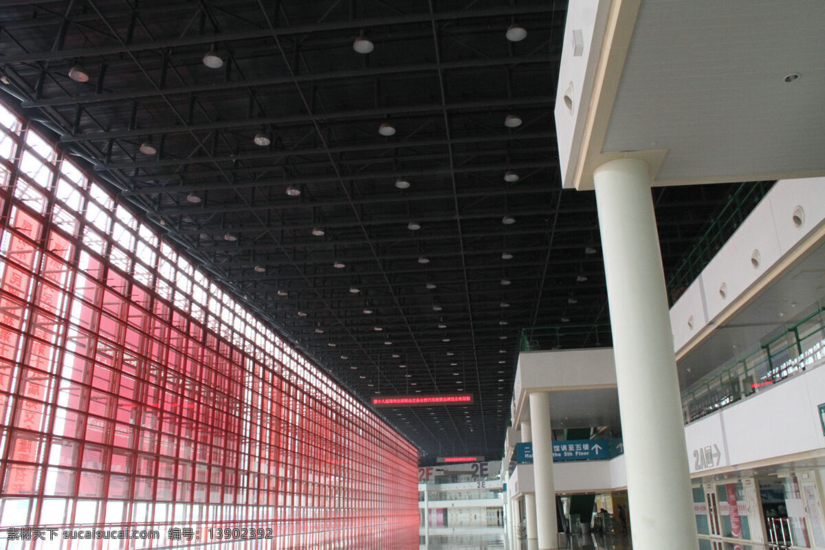 郑州 国际 会展中心 建筑园林 落地窗 室内摄影 展览馆 内部 一览 装饰素材 展示设计