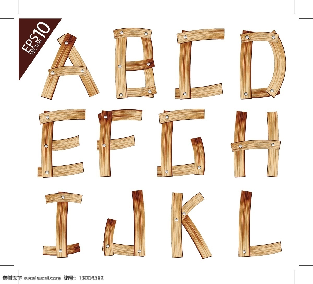 木头字体 木板字体 木质字体 字体设计 英文字体 背景底纹 底纹边框