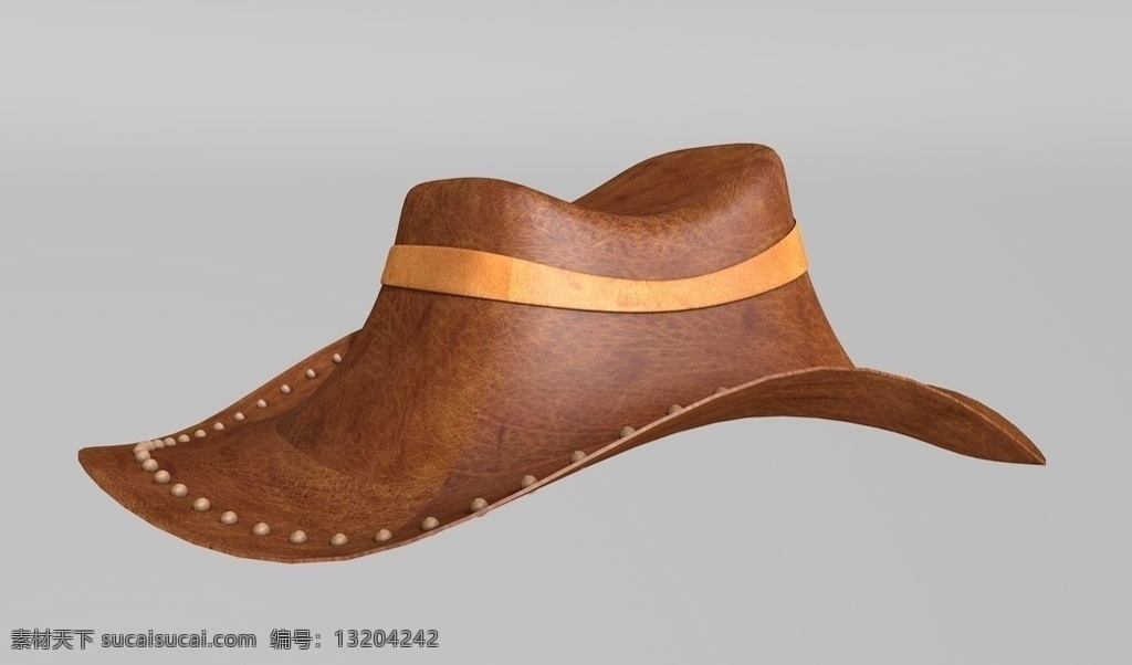 西部 牛仔 帽 模型 西部牛仔 牛仔帽 3d模型 立体建模 帽子 3d设计 展示模型 c4d