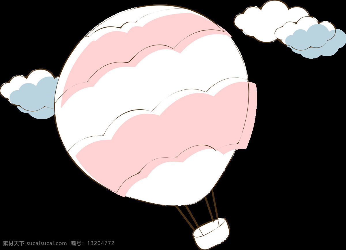 清新 粉白色 气球 元素 唯美 爱情 粉白 免 抠 透明