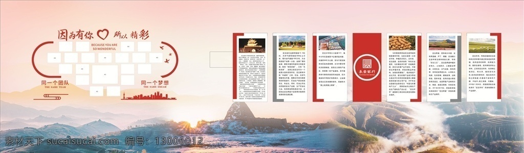 文化墙图片 文化墙 文化墙设计 定边文化 员工风采 因为有你 所以精彩