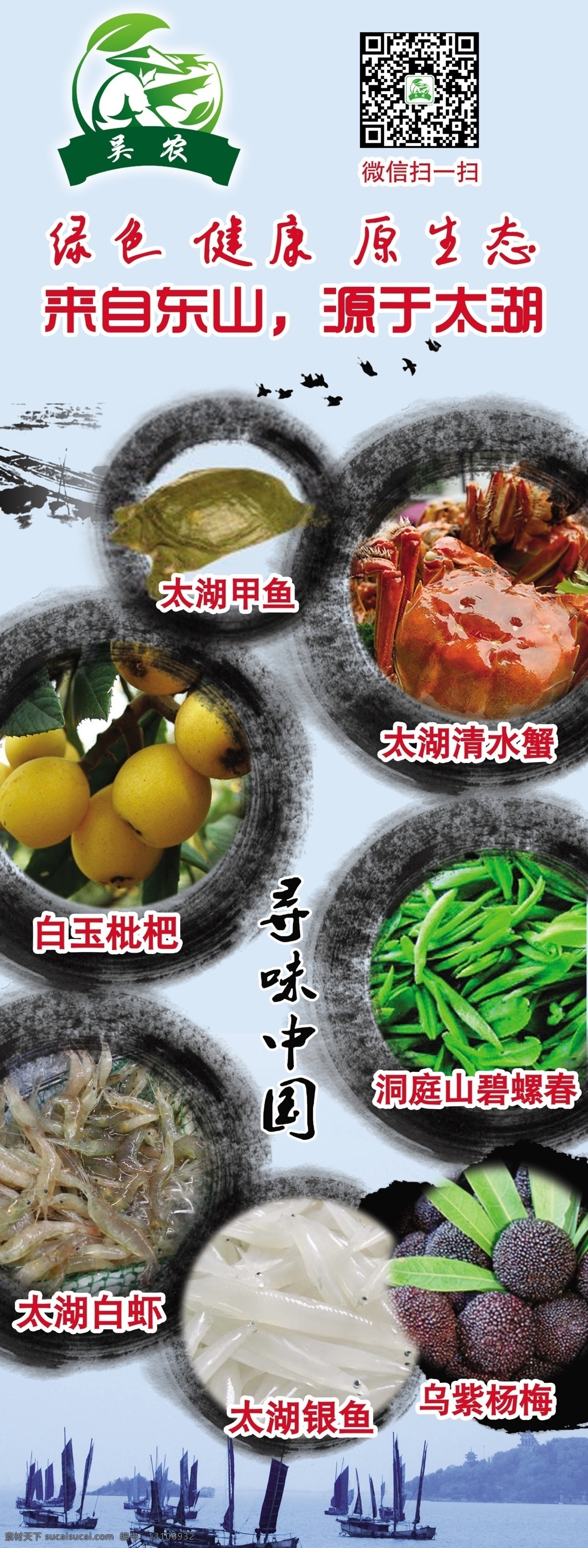 来自 东山 源于 太湖 海鲜 健康 绿色 白虾