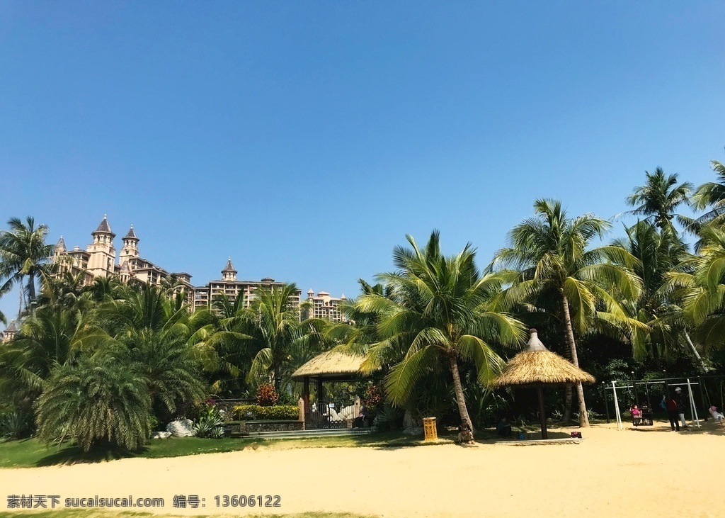 海南 陵水 清水湾 风光图片 沙滩 椰树 海边 温德姆酒店 旅游风景照片 旅游摄影 自然风景