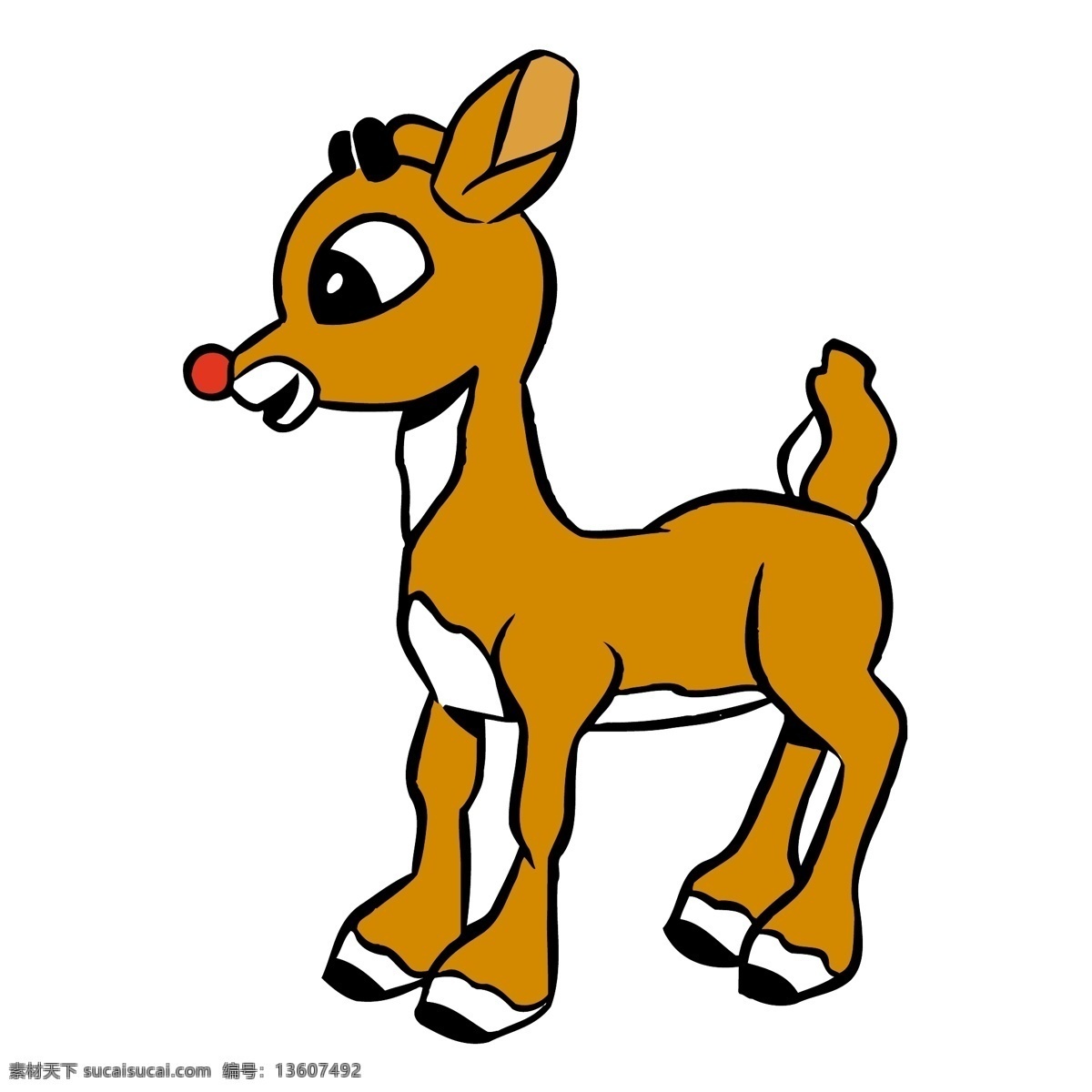 红 鼻子 驯鹿 鲁道夫 免费 标志 自由 psd源文件 logo设计