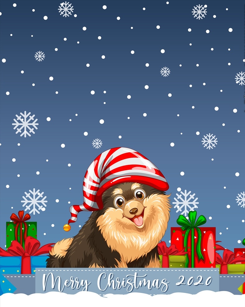 卡通 圣诞节 卡通圣诞节 圣诞动物 动物 节日 圣诞节快乐 圣诞节素材 圣诞节背景 卡通设计