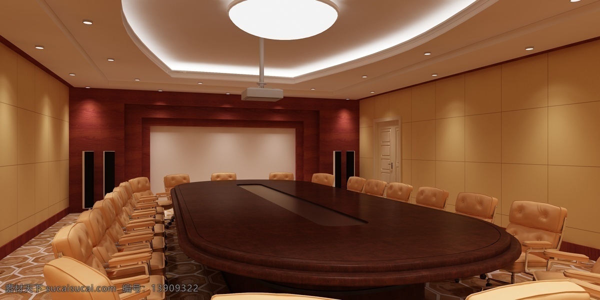 酒店 会议室 吊顶 会议 商业 环境设计 室内设计