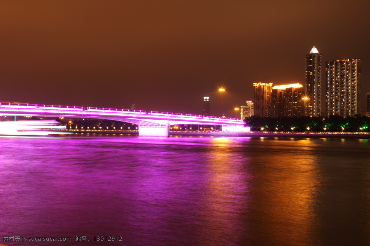 广州夜景 唯美 风景 风光 城市 旅行 时尚 现代 繁华 建筑 人文 广州 夜景 旅游摄影 国内旅游 紫色