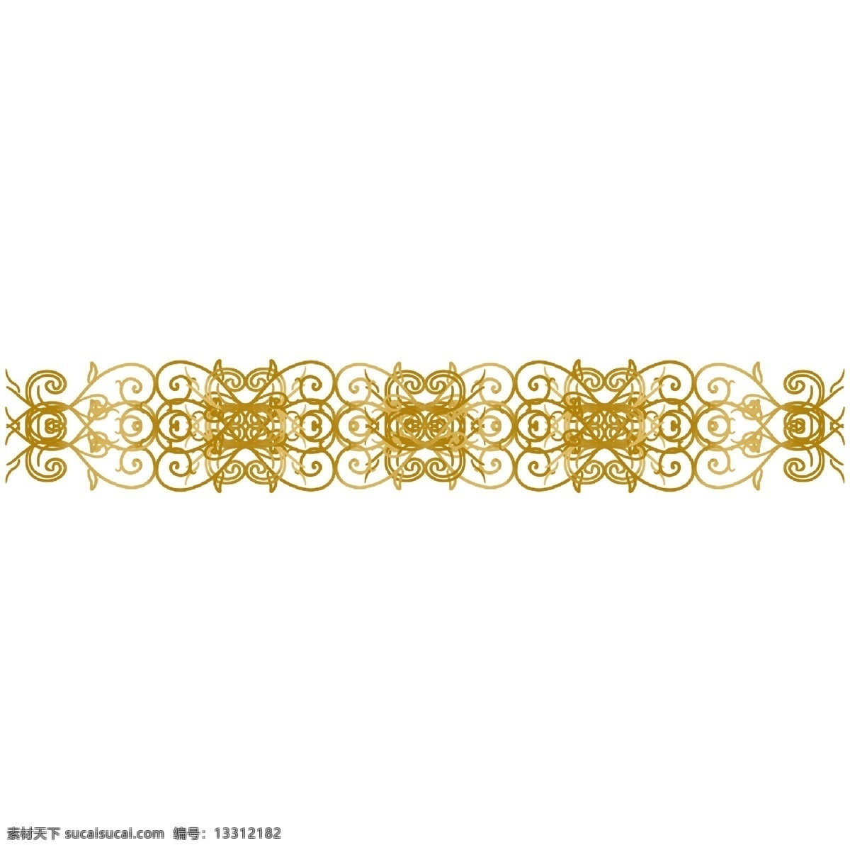 金色欧式花纹 金色花纹 欧式 花纹