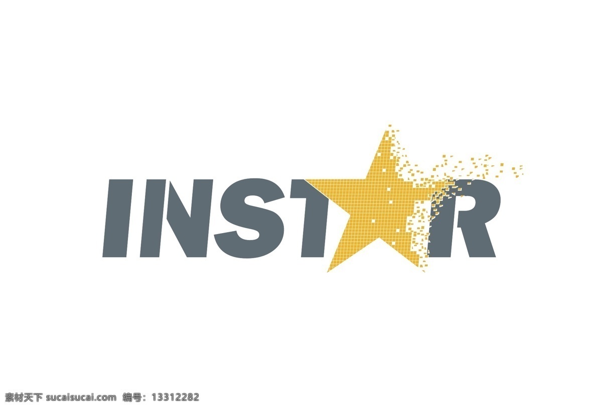金星 闪烁 标志 logo 金色 五角星 明星 vi cis 科技