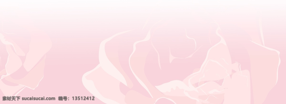 粉色 浪漫 优雅 美 妆 banner 背景 花 浅粉 花纹