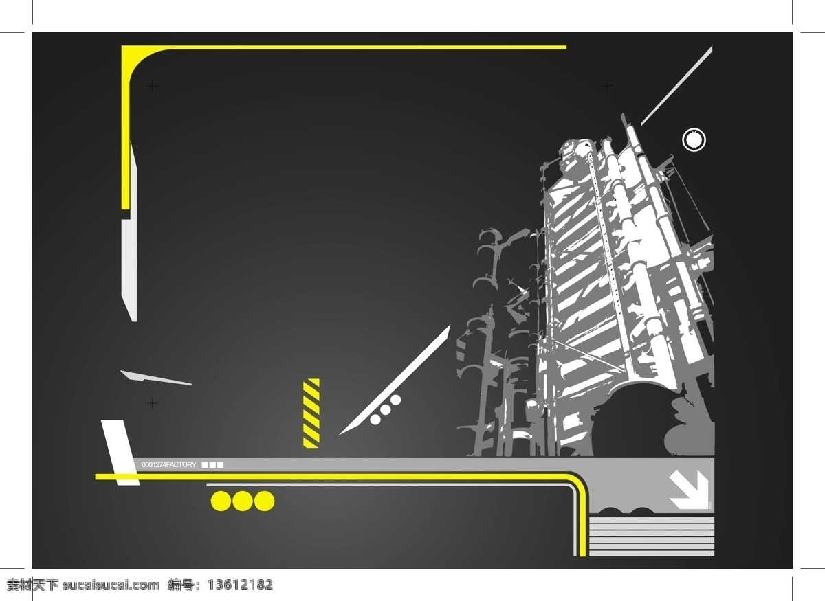 工厂 图形 背景 壁纸 城市 传单 打印 工业 建设 建筑 框架 垃圾 小册子 市 肮脏的 网格 海报 镇 线 黄色的