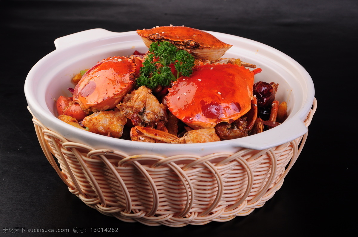 私家香辣蟹 海飞蟹 缅甸黑蟹 花盖蟹 香辣蟹 餐饮美食 传统美食