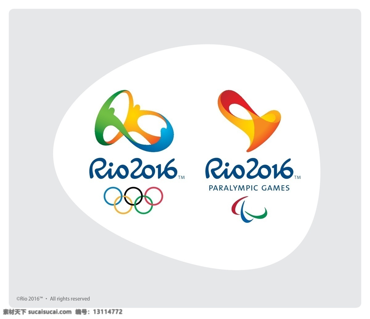 2016 残奥会 会徽 矢量 ai矢量素材 奥运会 rio emblem 里约热内卢 矢量图 其他矢量图