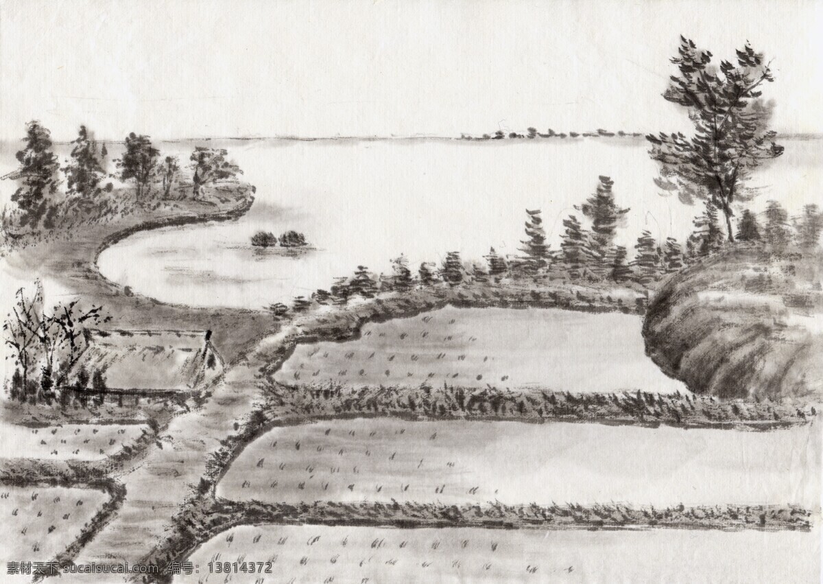 全球 首席 大百科 丹青 古色古香 国画 山水画 水墨 文化艺术