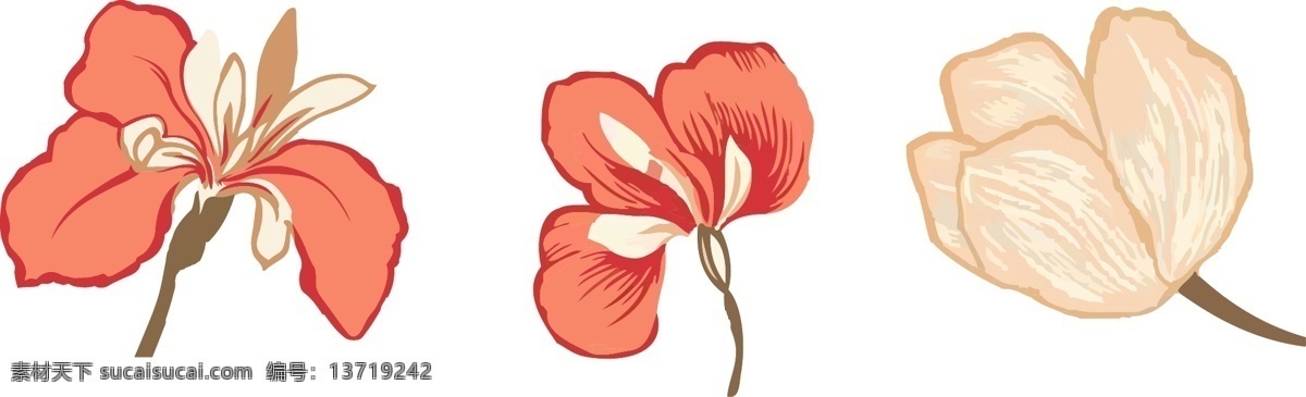 花 　 墨 点 拼接 抽象 花朵 花儿 花纹 精美 高档 矢量图 花纹花边