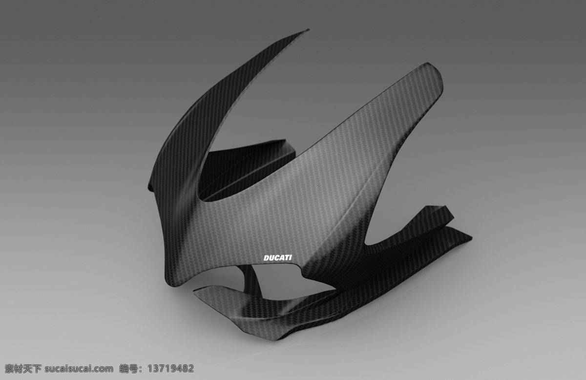 杜卡迪 panigale 掩 模 cad 模型