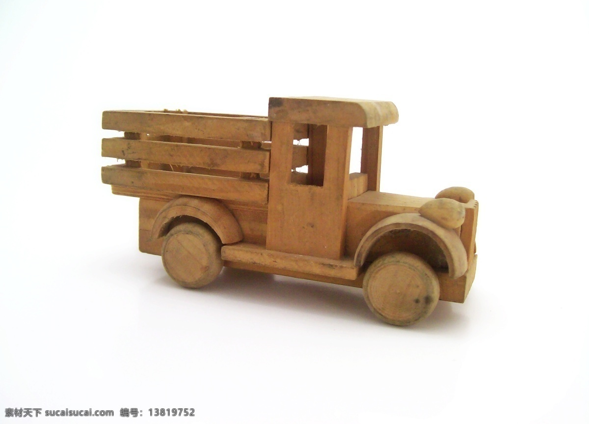 卡车 模型 车子 玩具 生活素材 生活百科 卡车模型 木制品 白色