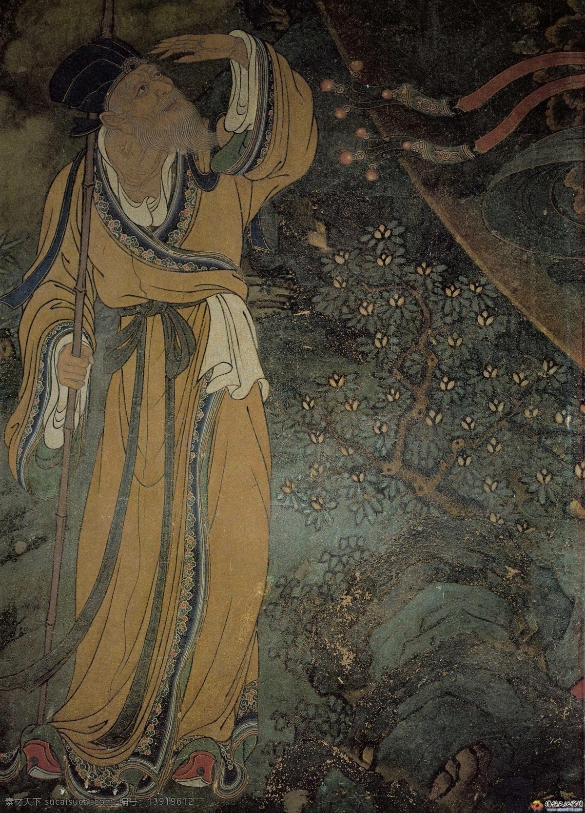 法海 寺 壁画 设计素材 中国古典 壁画世界 书画美术 黑色