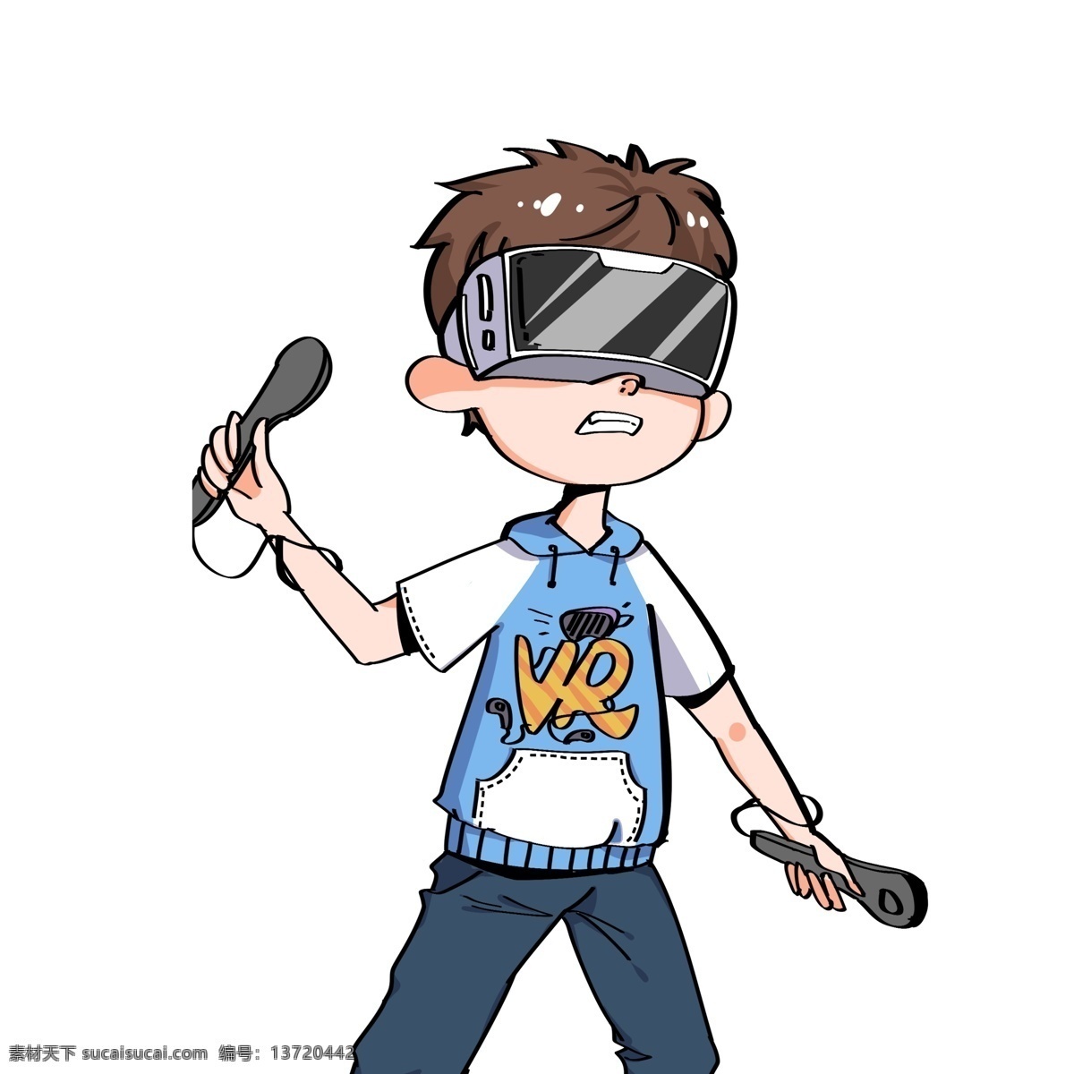 体验 vr 时尚 男孩 图案 人物 vr体验 vr装备 科技体验 卡通男孩 元素设计 简约 创意元素 psd元素